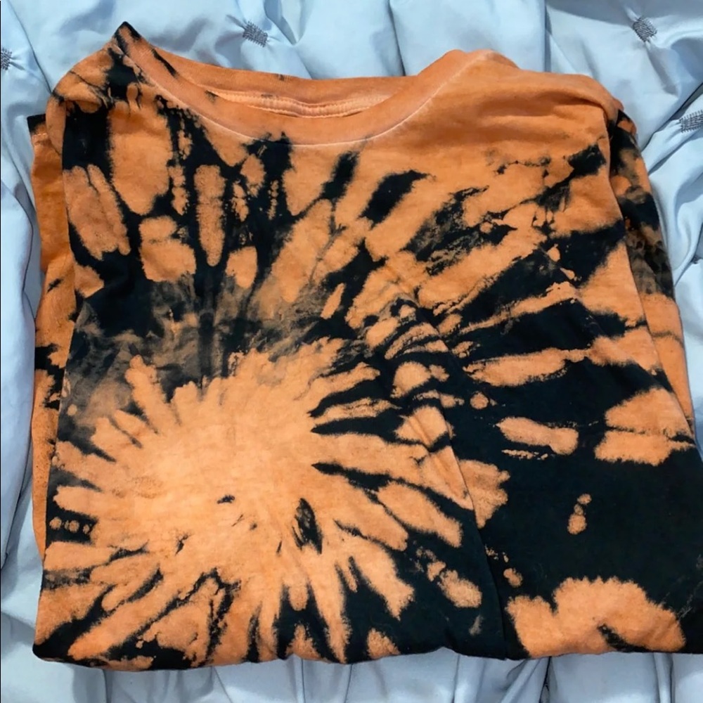bleach tye dye shirt